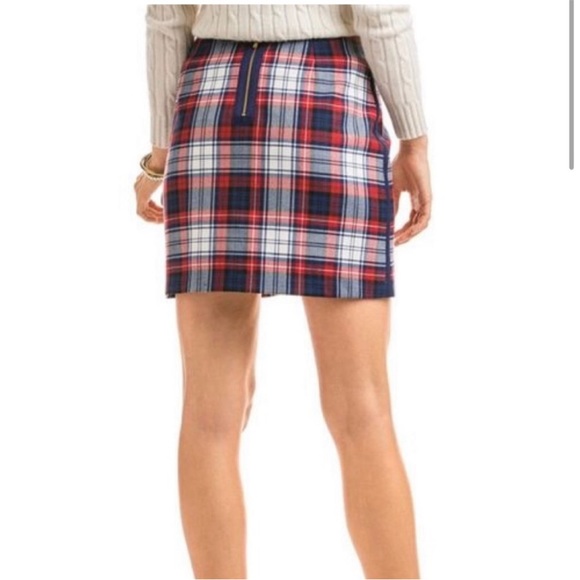 Vineyard Vines Winter Wool Plaid Skirt | Size 2 - Picture 6 of 12